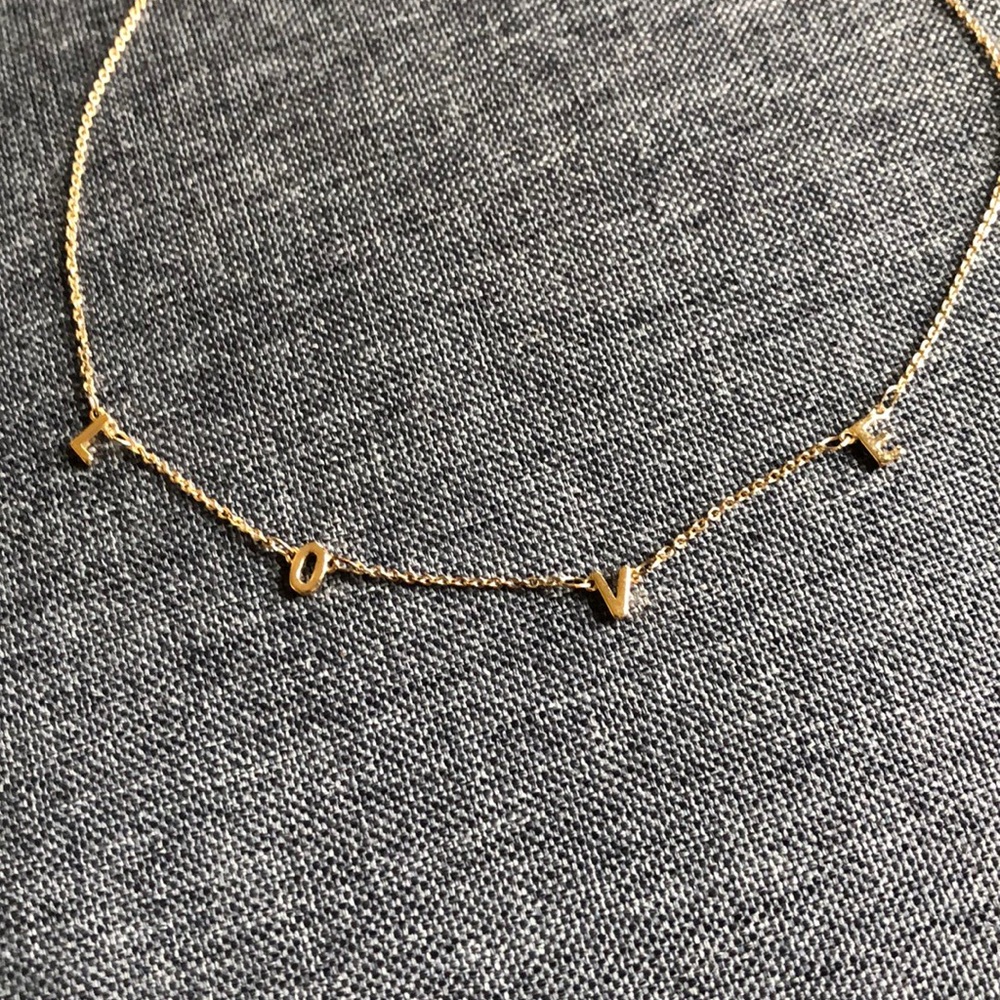 Golden LOVE Necklace